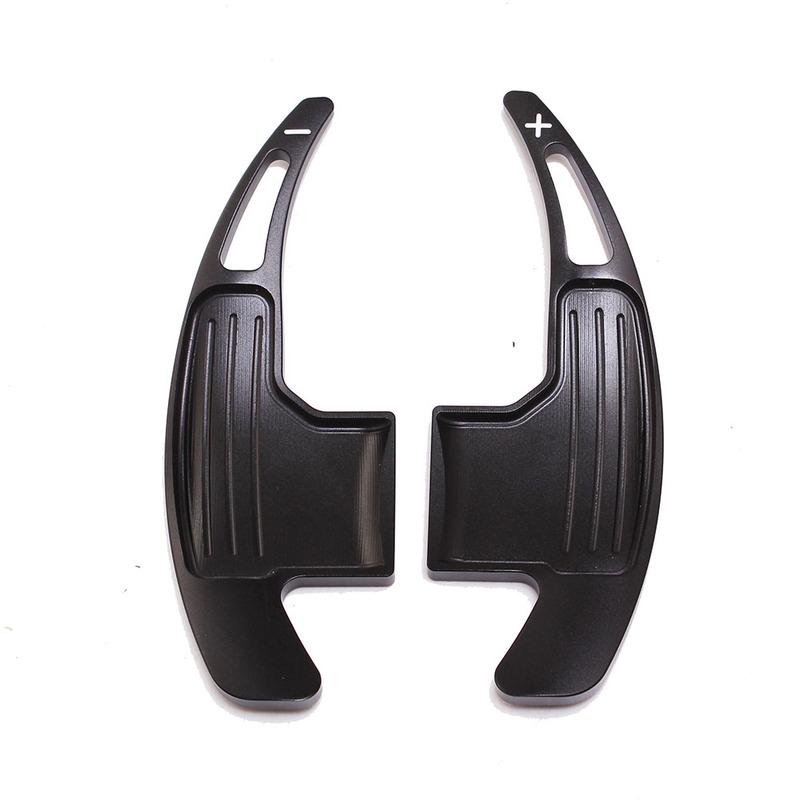 For Ford Mustang 2015 2016 2017 2018  Aluminum /carbon Fiber Steering Wheel Shift Paddles Extension Shifters Gear Kit