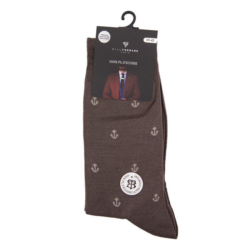 Men's Fancy Lisle Sock BILL TORNADE