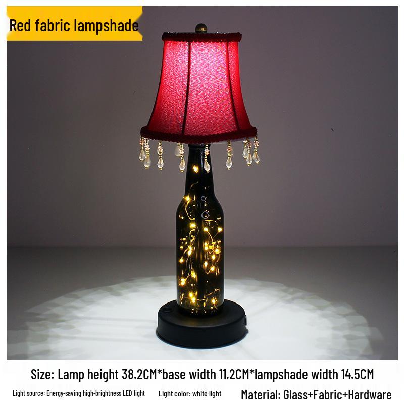 Rechargeable LED Nordic Bar Table Lamp - Clear Atmosphere Night Light for Hotel & Restaurant