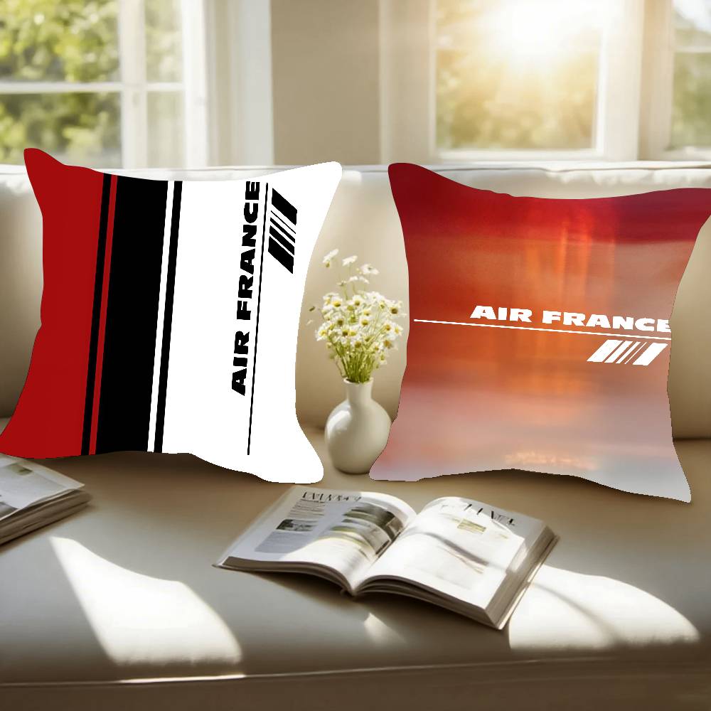 Air France Pillow Case Pattern Printed Pillowcase For Living Room Sofa Cushion Cover & Bedroom Decor