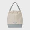 CANVAS TOTE BUCKET BAG-BLUE
