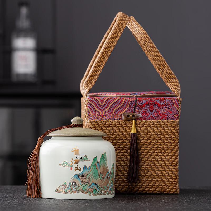 Keramik-Teedose Geschenkbox