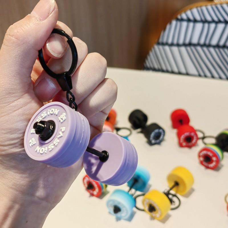 Fitness Bag Hanging High-value Equipment Series Dumbbell Barbell Key Chain Backpack Jewelry