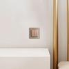 4PCS Simple Anti-Dirty Buckle Type Non-Adhesive Dustproof Switch Protective Cover Outlet Wall Sticker for Home Living Room Decor