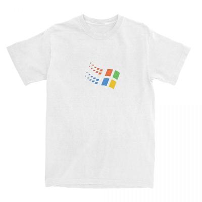 T-shirt Windows95 Internet Été Réseaux Y2K T-shirts Rétro Manches Courtes Hauts T-shirts pour Femmes