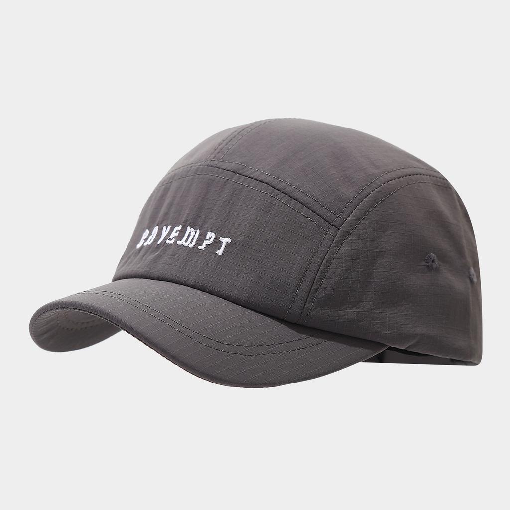 Minimalist Niche Short-brimmed Baseball Cap, Light Mesh Quick-drying Hat, Male and Female Couples Retro Casual Five-piece Hat