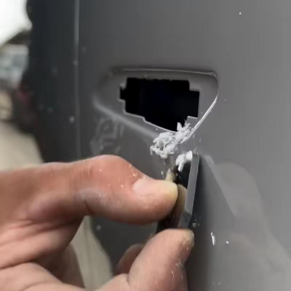 Car Polisher Scraper Blade Spray Paint Point Stains Sagging Varnish Sticker Removal Film Polishing Repair Tools Auto Accessories