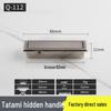 Japanese Tatami Modern Invisible Drawer with Built-in Rotary Handle