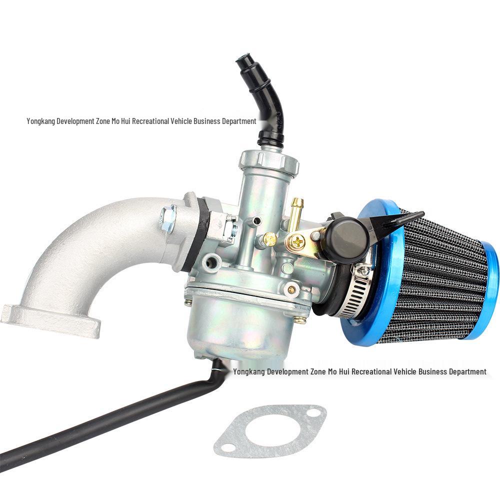 

Blue PZ22 Carburetor Intake Pipe & Air Filter for 50CC-125CC Off-road Motorcycles, ATVs & Beach Buggies Other