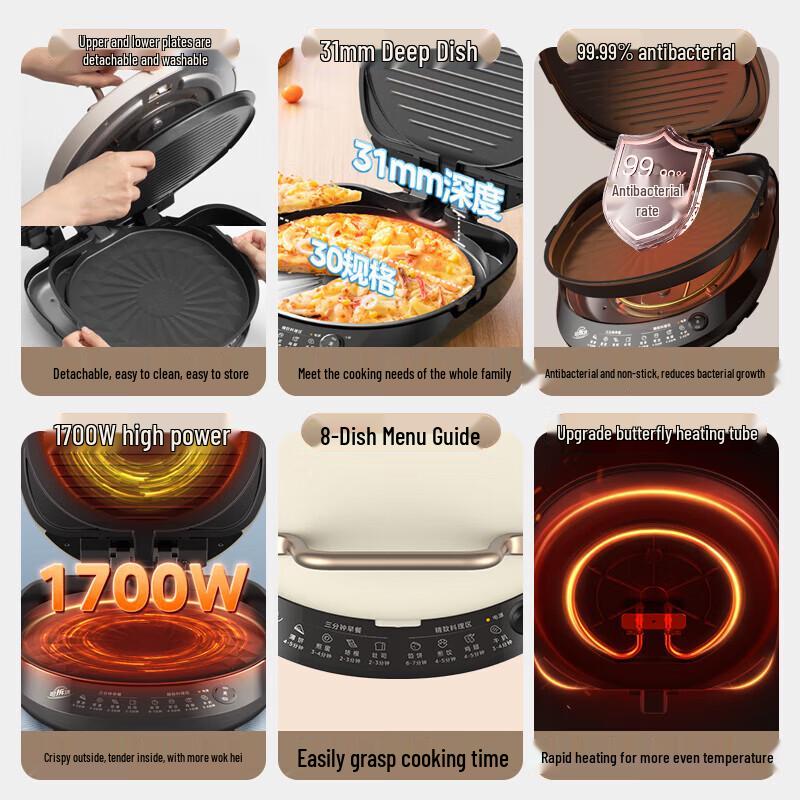 Midea Double-Sided Electric Griddle