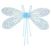 LED Light Up Dragonfly Wings for Fairy Costume, Halloween Masquerade Party Dress Up Props with Adjustable Strap, Battery Operated