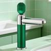 Luxury Crystal-Textured 304 Stainless Steel Faucet with Removable Aerator