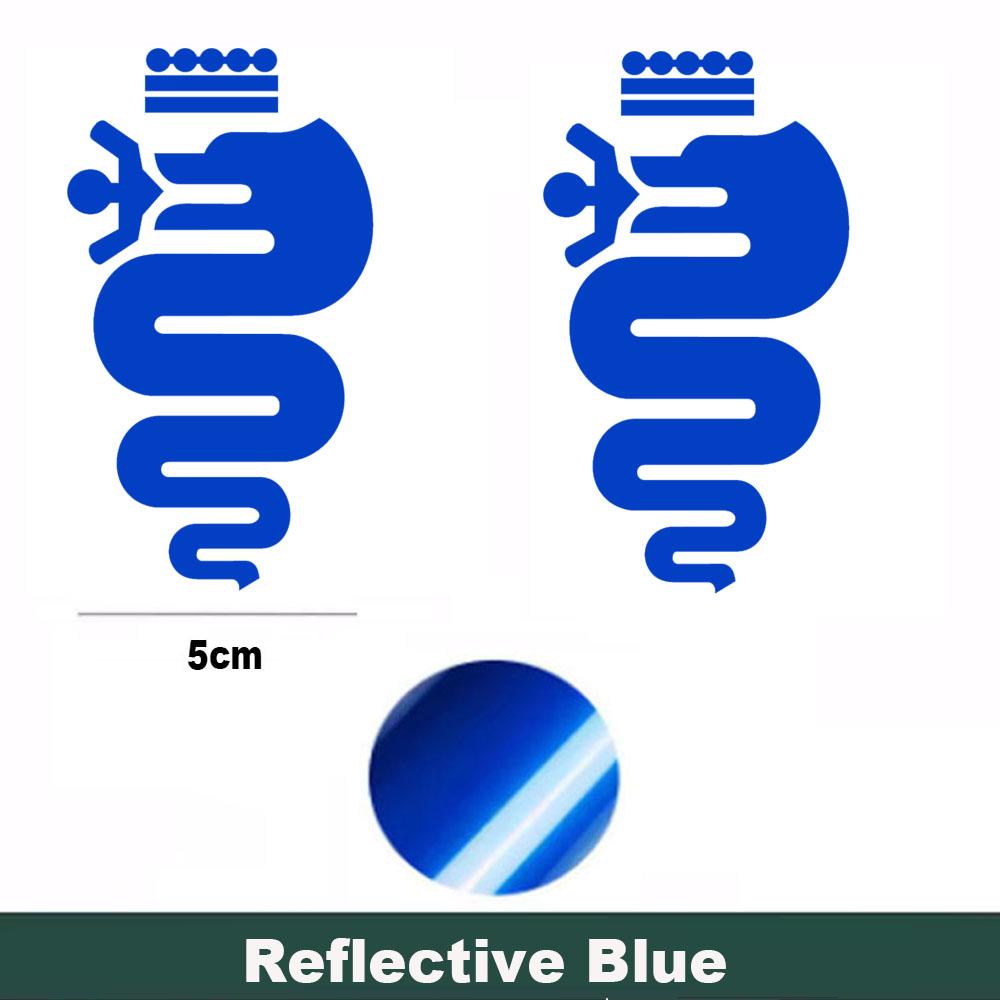 2PCS Car Body Sticker Vinyl Decal For Alfa Romeo Alfa Romeo Giulietta Mito Stelvio Giulia 159 147 156 Styling Accessories