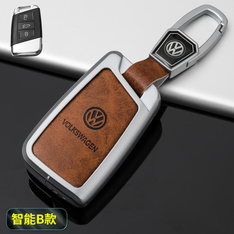 Zinc Alloy Car Remote Key Case Cover Shell Protection Auto Keychain Accessories For VW Volkswagen Passat B8 Tiguan Magotan Golf USX3