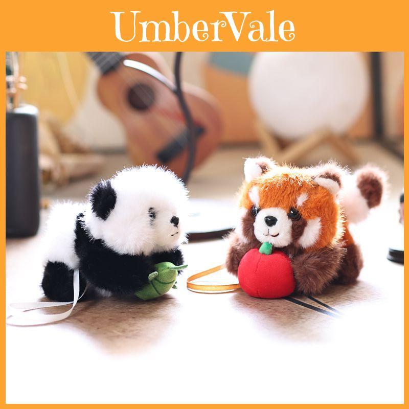 Panda Plush Toy With Magnetic Sucking Small Raccoon For Kids Gift And Collectors