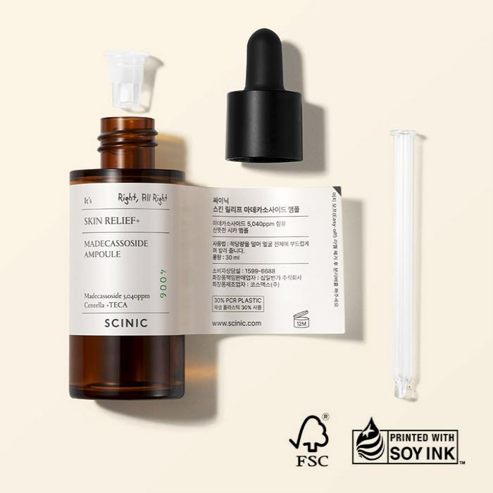 Scinic Łagodzenie skóry Niacynamid 20 Ampułek 30ml