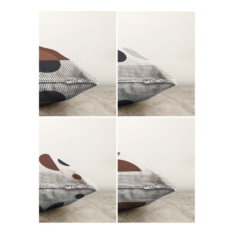 Set di 4 federe per cuscini stampate in digitale