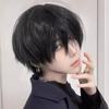 Heat Resistant Anime Men Wigs Synthetic Hair Male Cosplay Wig Full Head Short Straight  Wig  Party