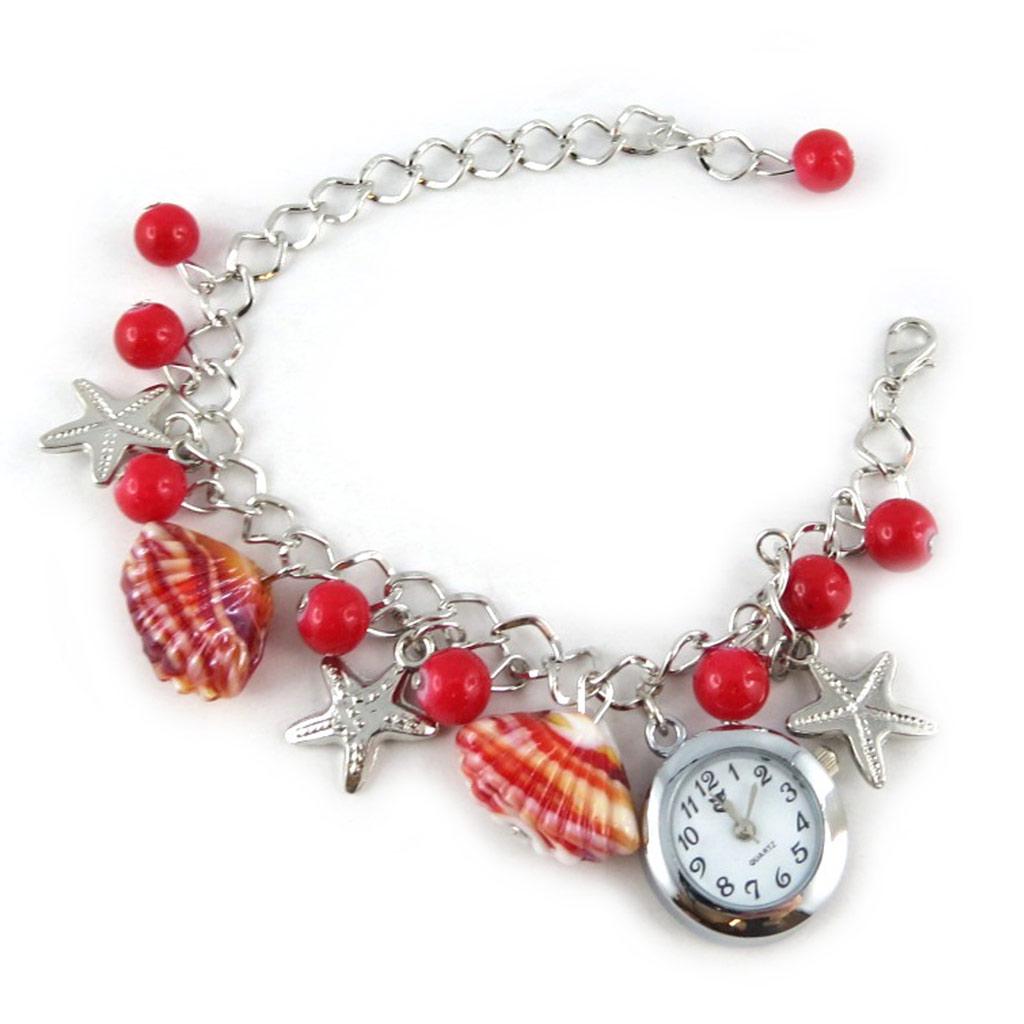 Les Trésors De Lily [K8948] - Montre bracelet 'Scarlett' rouge