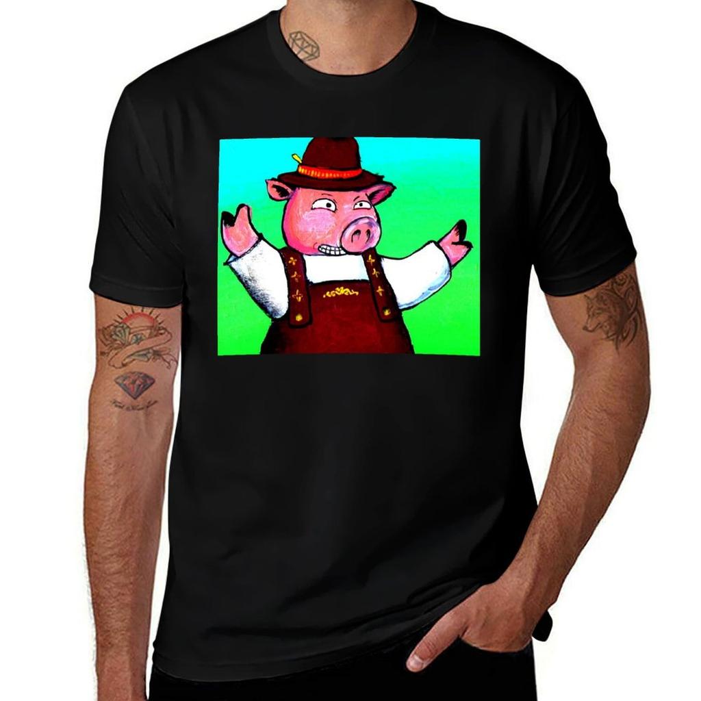Pigtoberfest Tshirt Work Wear Breathable Tee