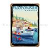 Peloponnese Vintage Designs Metal Plaque Wall Decor Pub Wall Plaque Personalized Club Tin Sign Poster