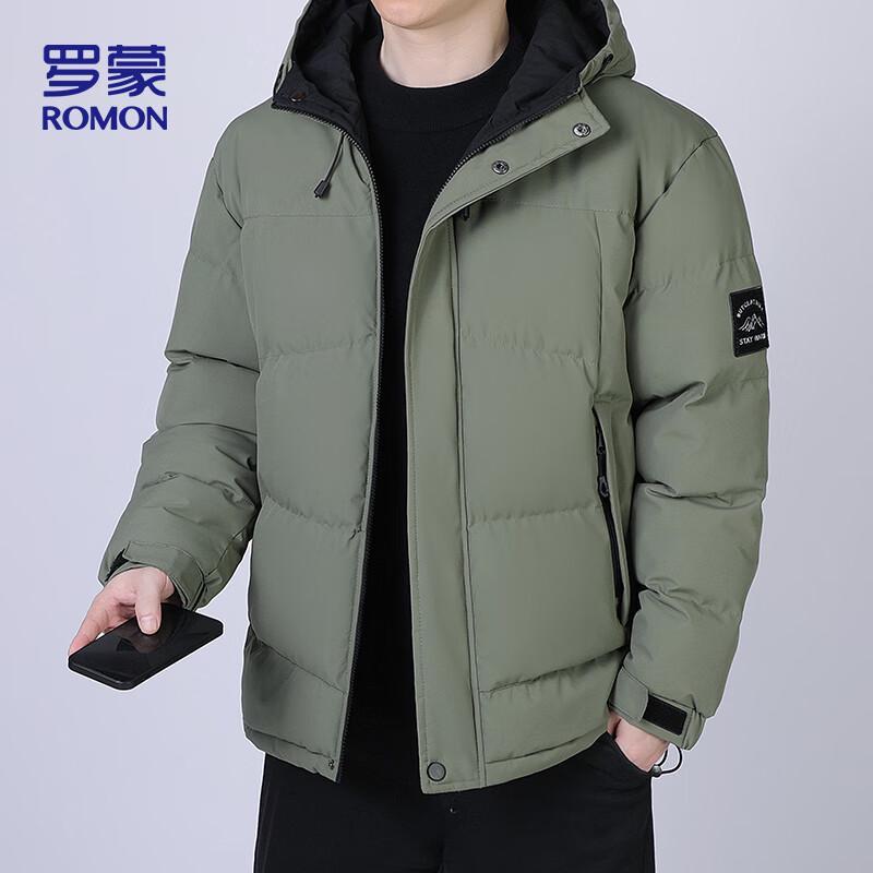 ROMON Men's Winter Fashion Hooded Padded Jacket ZH5507
