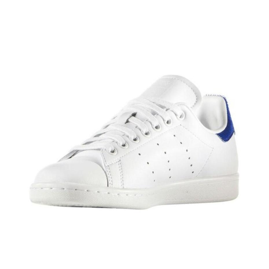 Adidas Originals Stan Smith Round Toe Lace-Up Comfortable Versatile Non-Slip Shock Absorbing Durable Low-Top Sneakers Unisex Sneakers White S75559