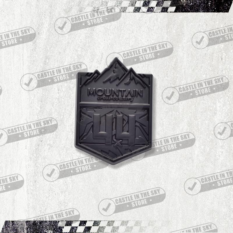 

3D Car Sticker 4x4 Mountain Front Grille Badge Metal Decal Emblem Grand Cherokee Compass Silverado Accessories