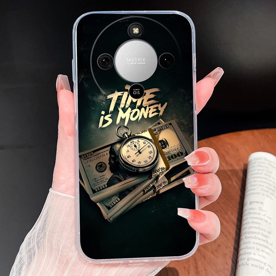 

For Honor X70 5G Case Vintage Angel Phone Cover For HonorX70 Soft Transparent Silicone Anti Drop Untra Thin Back Covers Honor X70