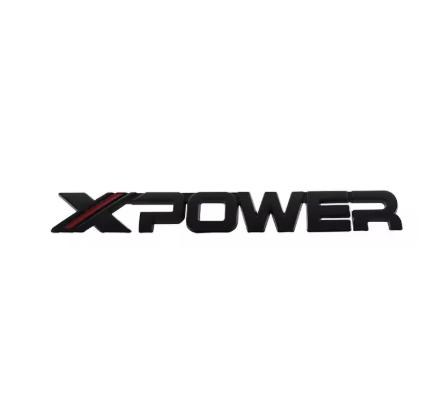 Car Styling X XPOWER car Hood Fender trunk Rear Bonnet Nameplate Decal Emblem Badge Sticker for MG 5 6 ZS EV GS 350 360 HS EZS Q0