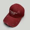 Spring And Autumn Street Rivet Embroidery Letter Baseball Cap Men'S And Women'S Sunshade Heavy Industry Wind Personality Cap