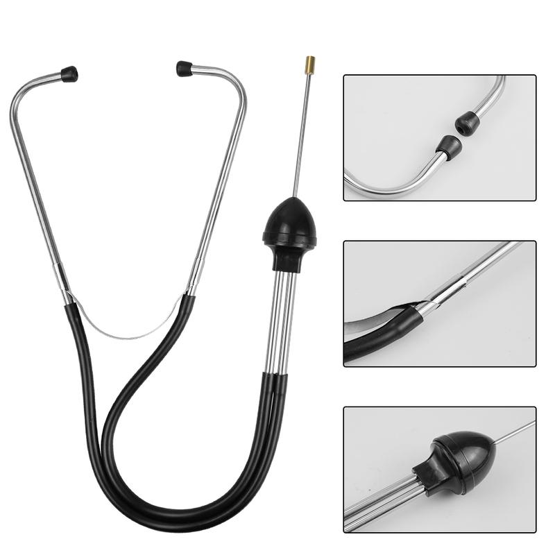 22.5+7CM Mechanics Cylinder Stethoscope Car Engine Block Diagnostic Automotive Hearing Tools Anti-shocked Durable Chromed-steel