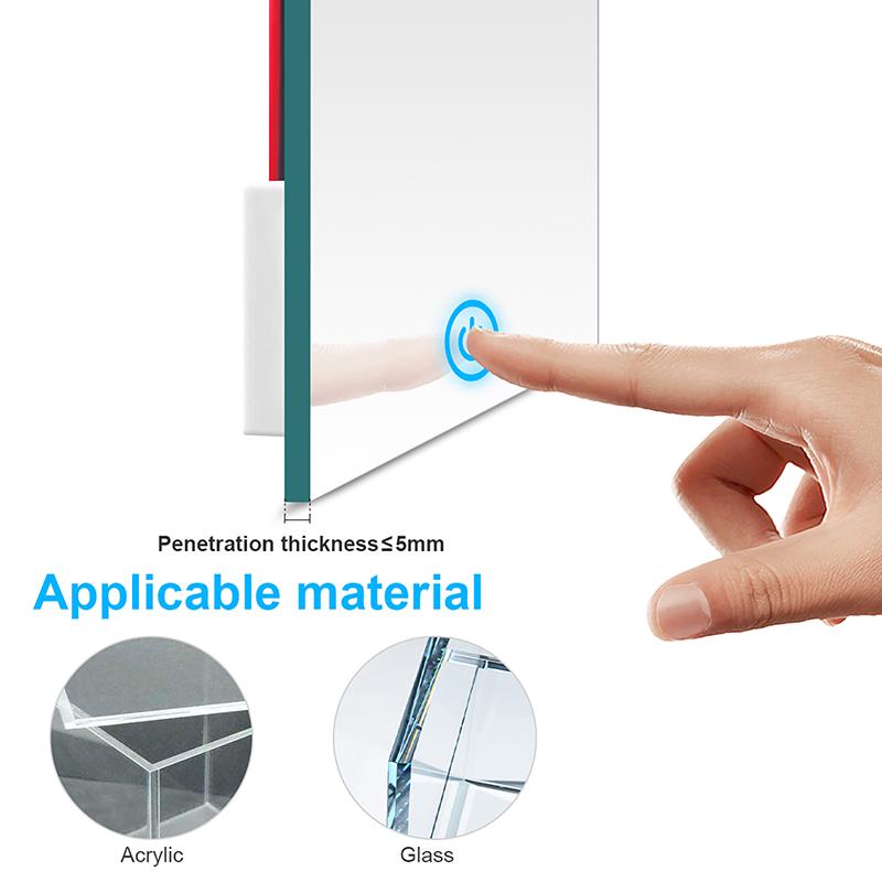 12V 5A Bathroom Mirror Led Dimmer Switch Capacitive Cct Adjustable Touch Sensor Switch For Mirror Light Backlight Decoration