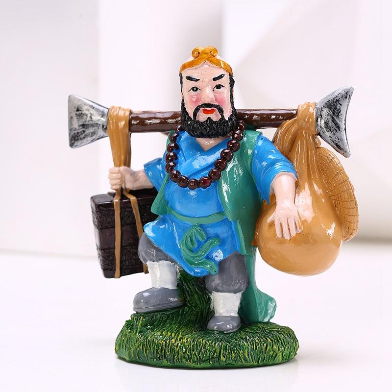 4pcs Creative Cartoon Image Sun Wukong Figurine Doll Monkey King Journey To The West Home Decoration Resin Crafts Decorations