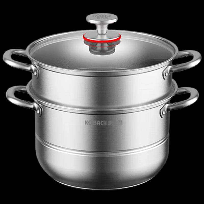 KOBACH KBH26TB1 Stainless Steel Double-Layer Steamer Pot