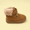Winter New Suede Velcro Children's Snow Boots