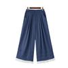 ZANZEA Women Summer Elastic Waist Loose Summer Casual Pants