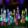 Solar LED Water Drop String Lights, Battery/USB, Waterproof, Indoor/Outdoor Festival Decoration