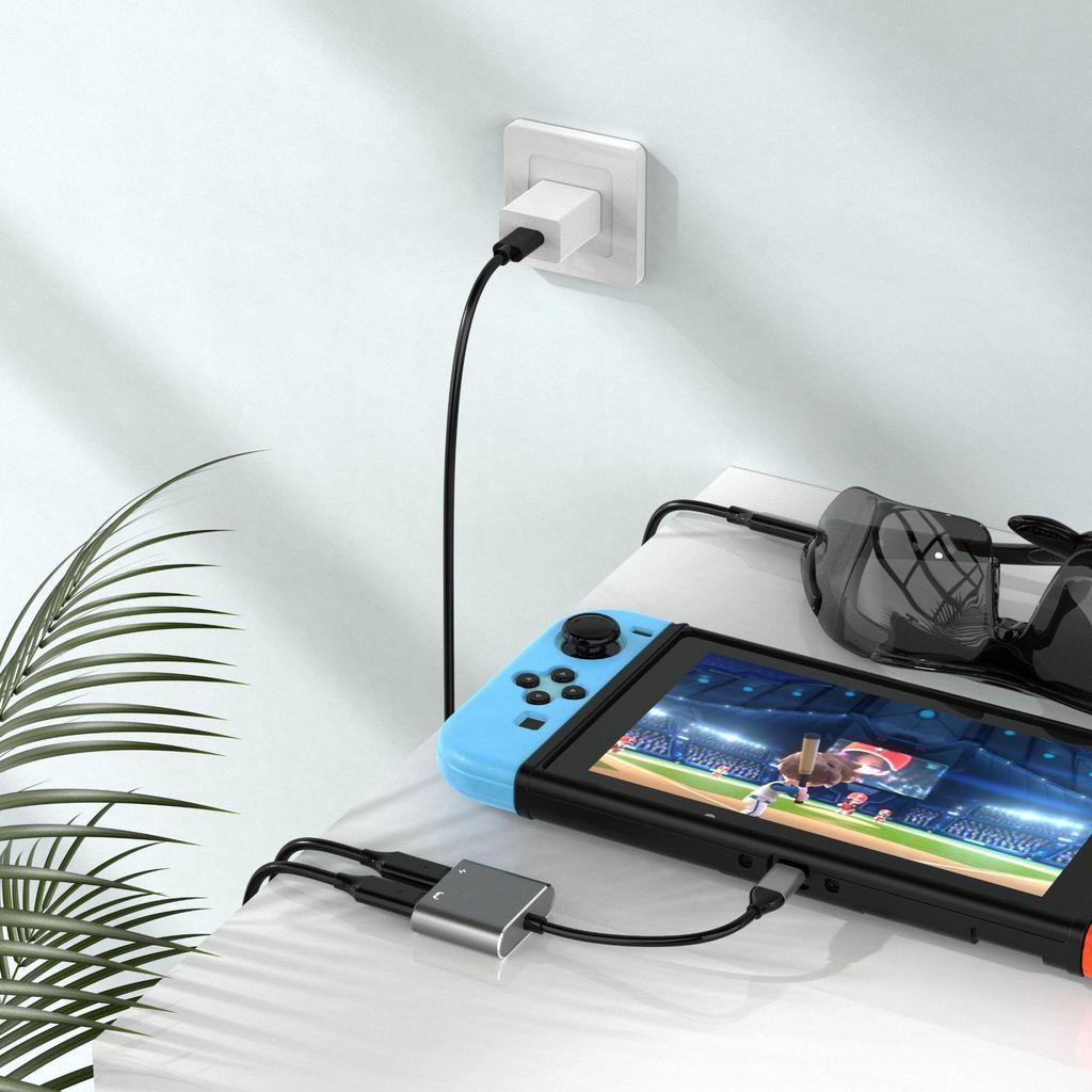 2-in-1 Docking Station & Smart Glasses Converter for Type-C Devices
