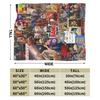 Soft Warm Blanket Airplane Travel The Big Bang Theory Throw Blanket  Flannel Bedspread For Home Decor Comfortable Sofa Bed Cover