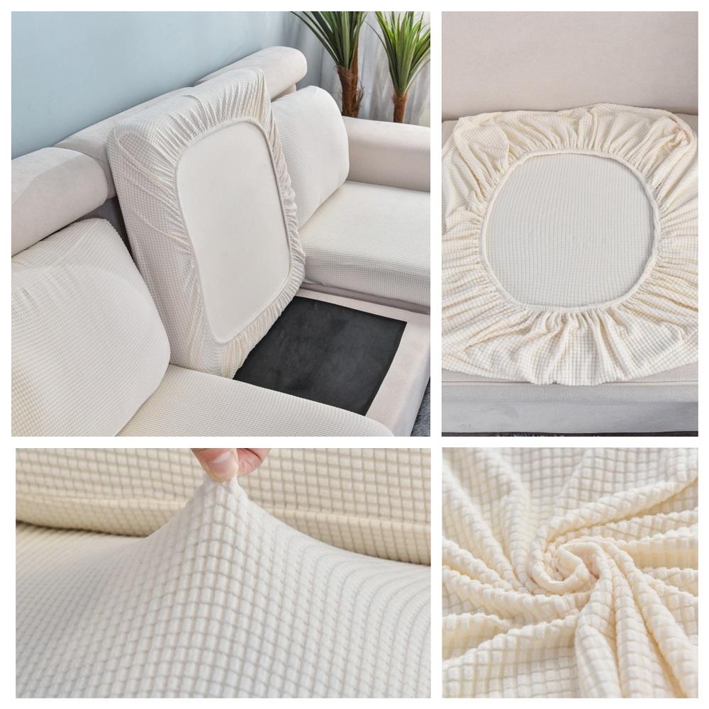 

Утолщенный эластичный чехол для дивана для гостиной, однотонный защитный чехол для мебели, чехол для подушки дивана, съемные чехлы для дивана E1 ( 65-95cm ) 1pc