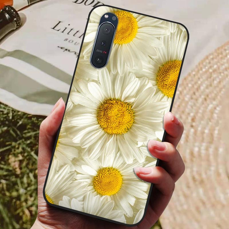 Für Sony Xperia 5 II Hülle Silikon Rückseite Handyhülle für Sony Xperia 5 II Hüllen Xperia1 III L4 Weiche Bumper Coque Cool Fundas
