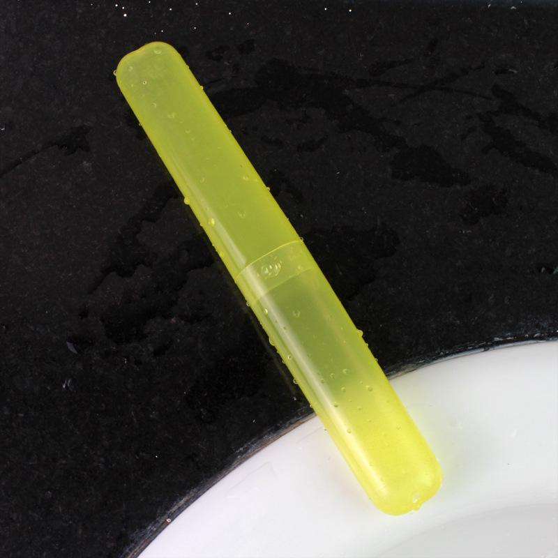 

Набор дорожных коробочек для зубных щеток - Конфетный цвет, Матовое покрытие, Защитное пыленепроницаемое хранение Bag Pack жёлтый