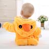 Flannel Animal Shaped Jumpsuit, Baby Hooded Crawling Suit, Children's Cartoon Performance Suit