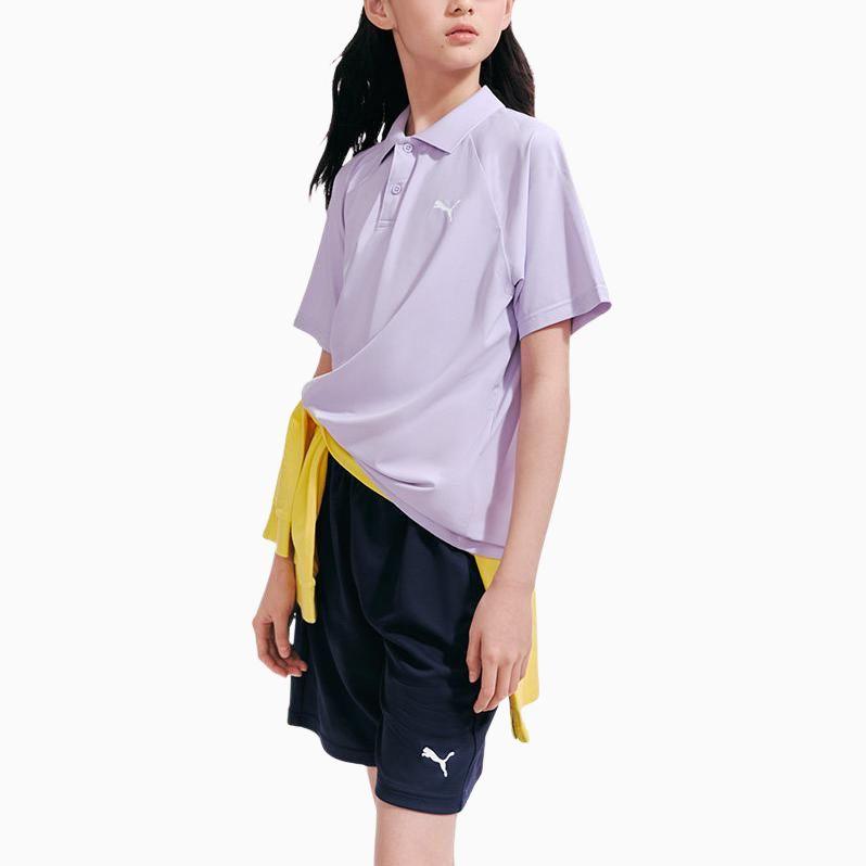 Kids' PUMA Kids Casual Sportswear Sets Polo Collar Thin