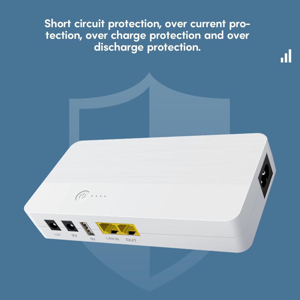 UPS Uninterruptible Power Supply USB5V DC9/12V POE24V for Camera Routers Battery Backup Energy Storage