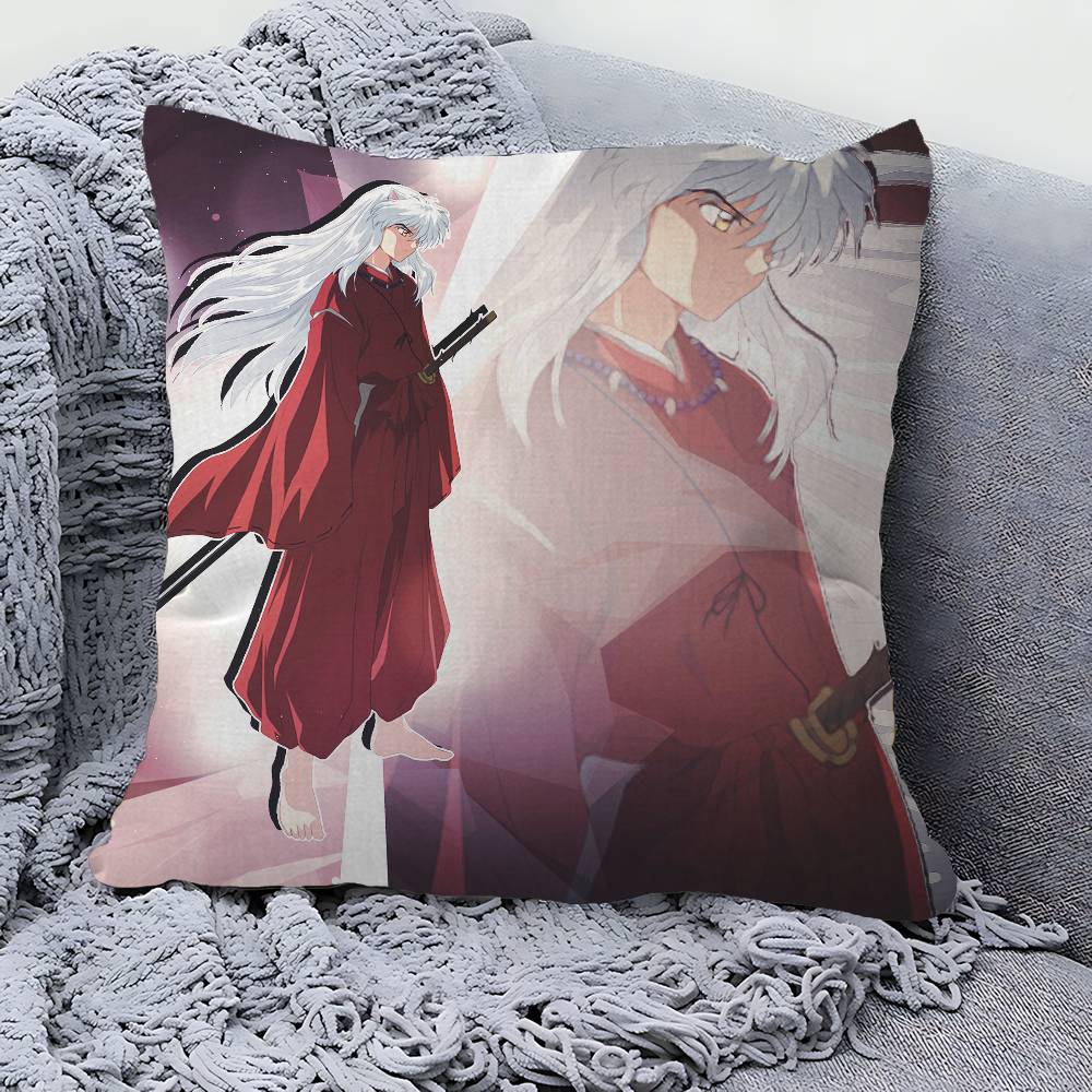 IInuyasha Anime Cushion Cover Polyester Sofa Cushions Decorative Throw Pillows Home Decoration Pillowcover