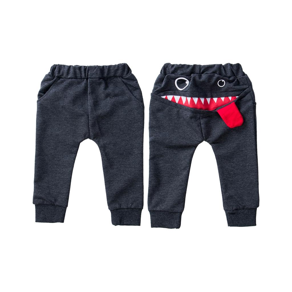 Baby Children Pants Toddler Boys Girls Big Mouth Monster Trousers Costumes Long Cototn Infant Panty Clothes