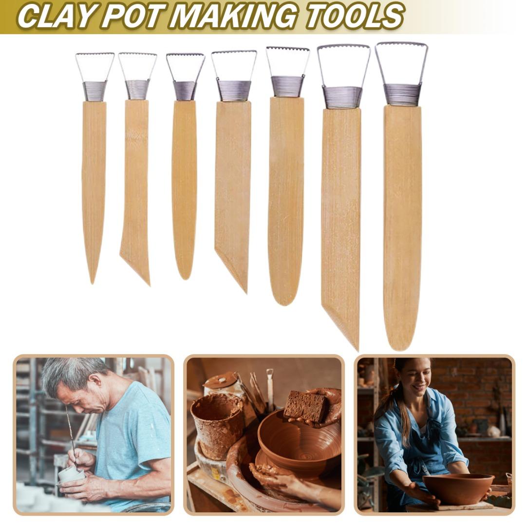 

Kali бамбуковая зубчатая керамика, инструмент для лепки из глины, инструменты для моделирования скульптуры, ремесла