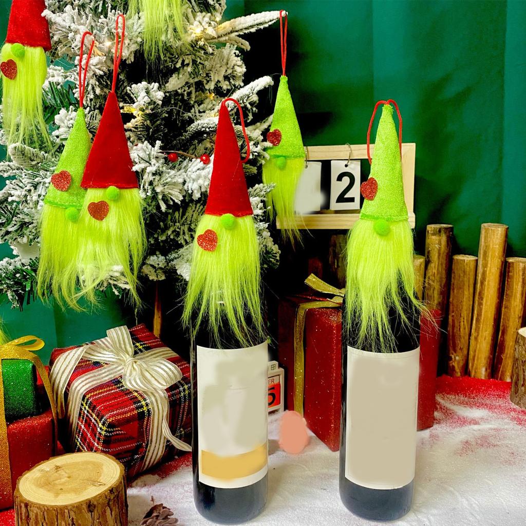 Christmas Decorations:  Christmas Hats, Christmas Lollipop Caps, Christmas Hat Knife And Fork Covers, Wine Bottle Caps, Decorative Items